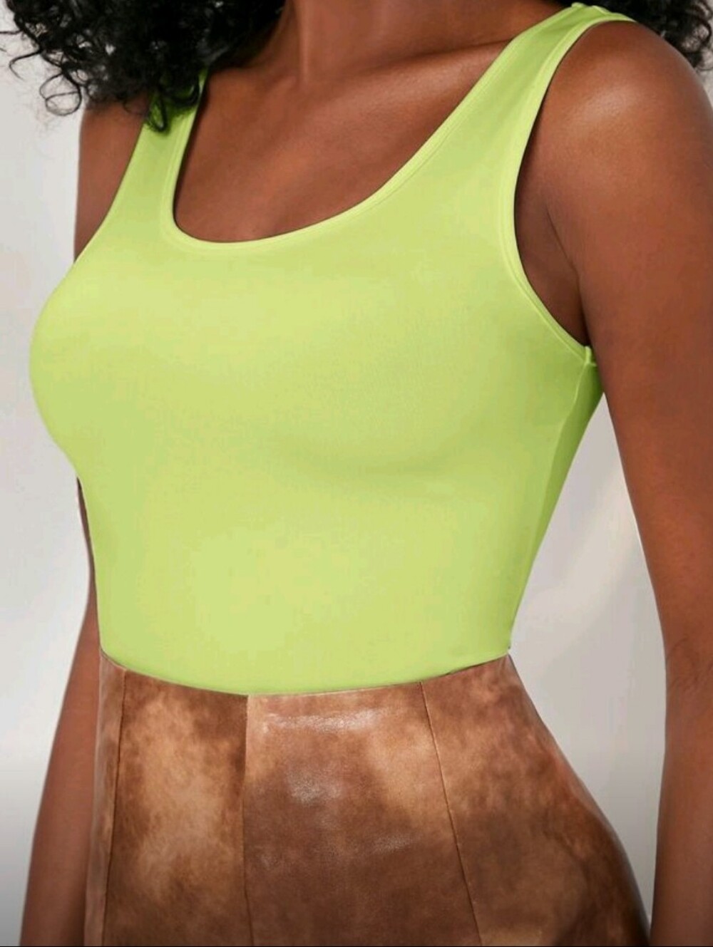 Light Green Scoop Tank💚